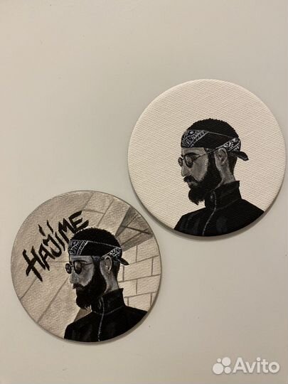 Миниатюрная картина на магните