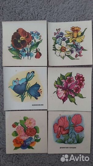 Переводные картинки СССР 80х г