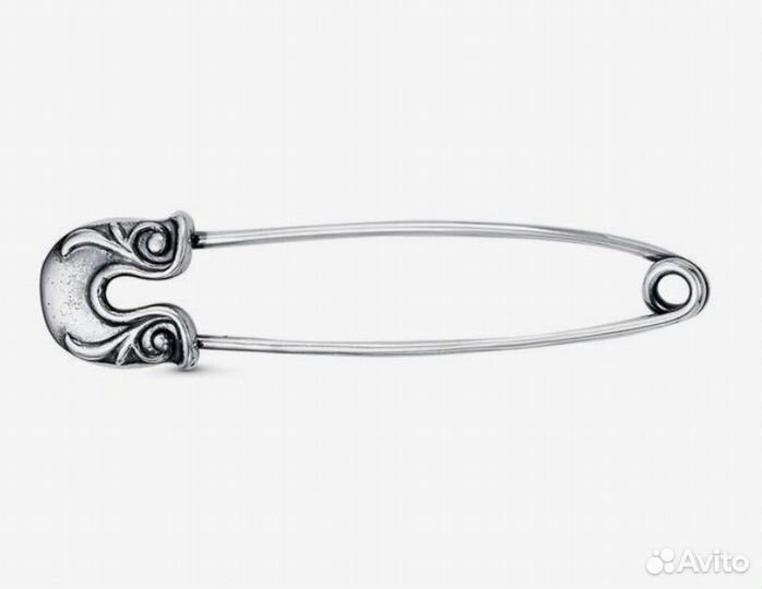 Булавка (оберег) 1) посеребрение 2) позолота 4см