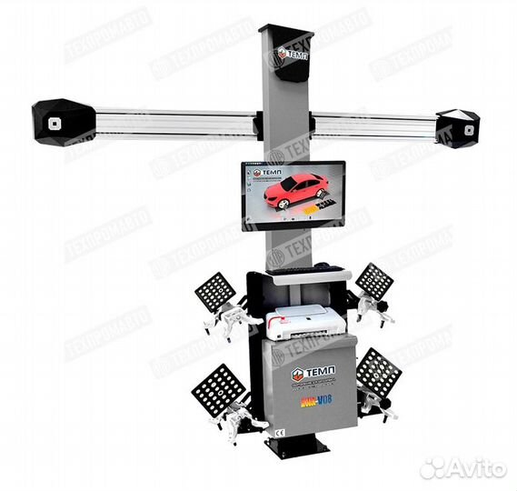 Стенд для регулировки развал-схождения неподвижный