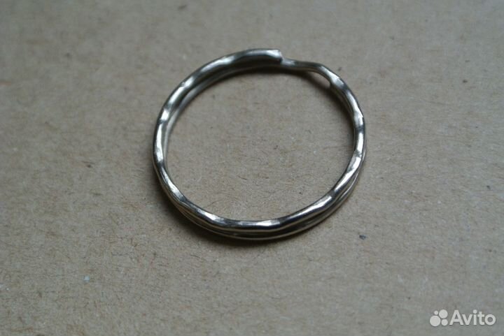 Кольца для ключей рифлёная или гладкая поверхность
