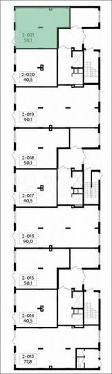 Аренда, торговое помещение, площадь 50.1 кв.м
