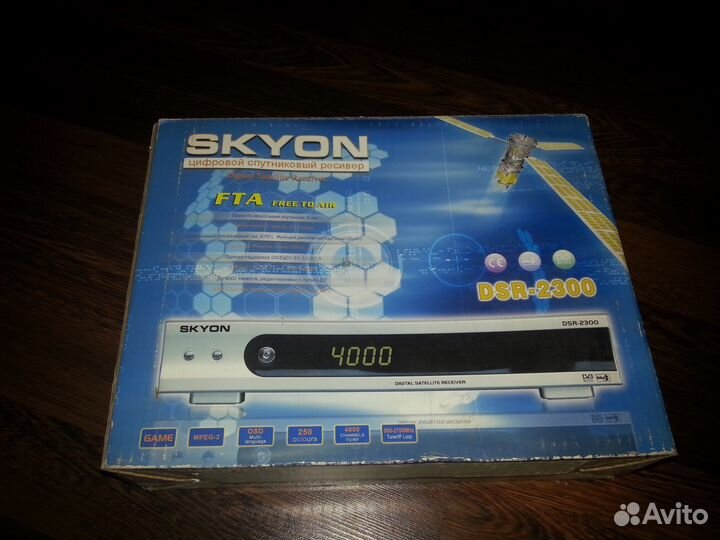 Цифровой спутниковый ресивер skyon DSR-2300