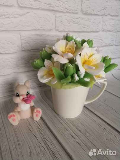 Букет из мыла ручной работы