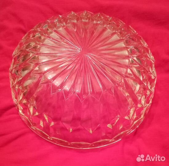Ваза для фруктов стекло СССР
