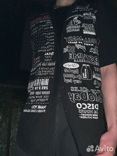 Рубашка Receipt style