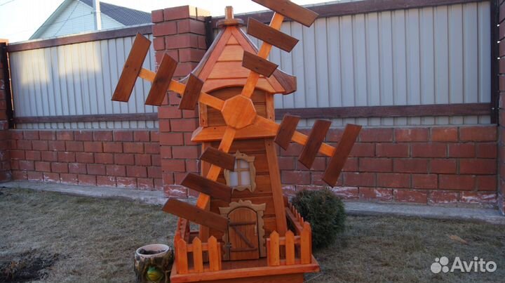 Мельница декоративная для сада