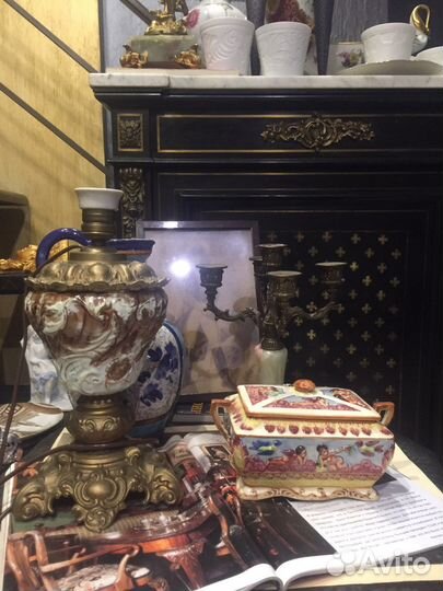 Ваза фарфор антик италия