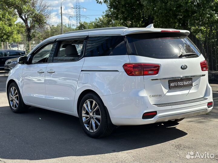 Аренда авто под выкуп минивен Kia Carnival 2019