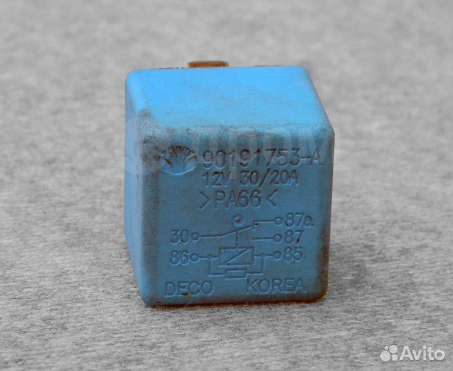 Реле топливного насоса Daewoo Nexia