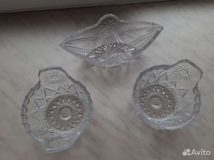 Хрустальная конфетница