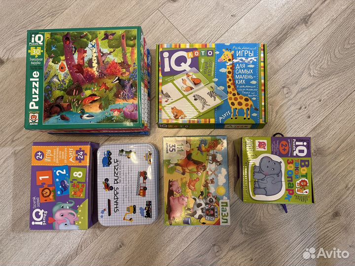 Пазлы детские и игры