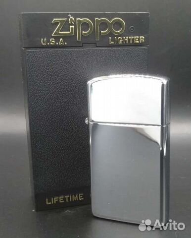 Зажигалка Zippo slim Hight Polish1996