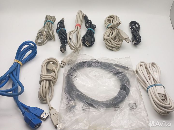 Кабель USB для принтера, HDD и удлинители