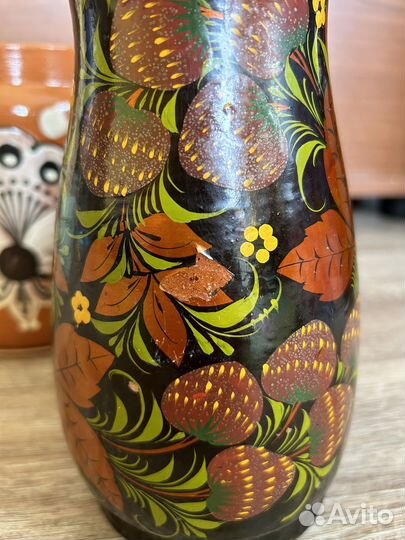 Глиняная ваза