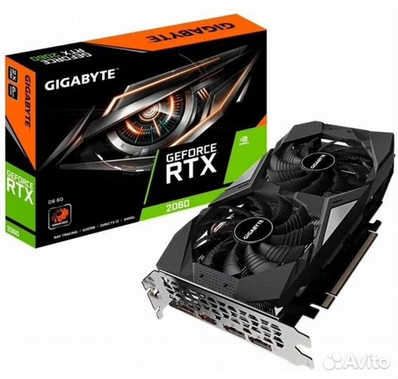 Видеокарта Gigabyte GeForce RTX 2060 D6 6G