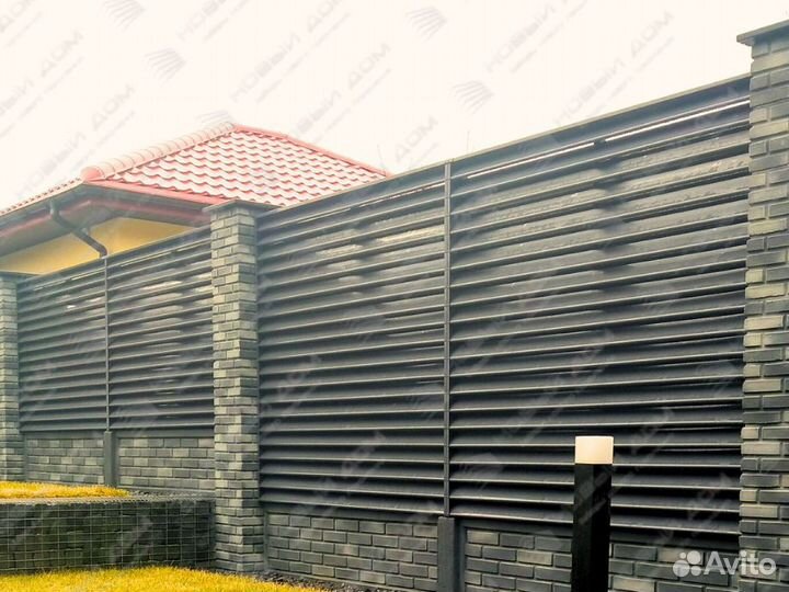 Забор жалюзи еврозабор
