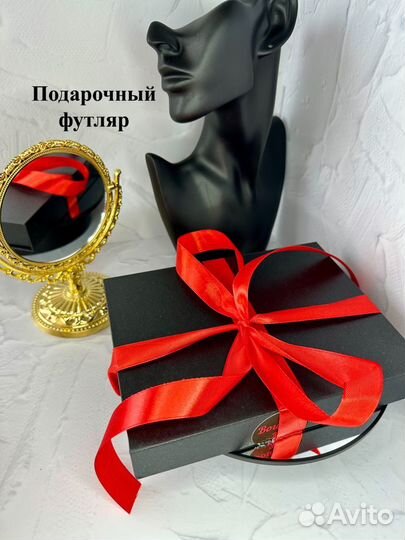 Серьги вечерние с кристаллами swarovski