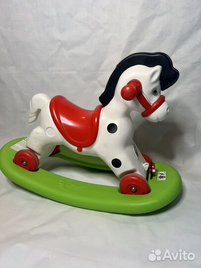Детская каталка-качалка конь
