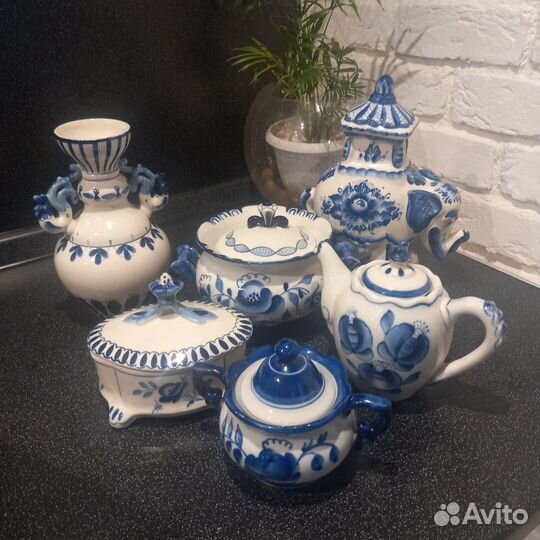 Посуда гжель