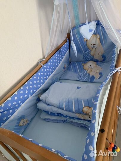 Комплект постельного для новорожденных