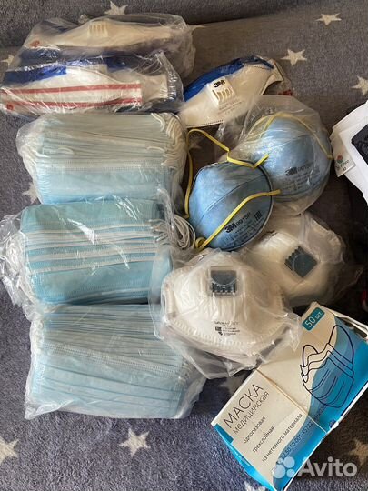 Маски многоразовые, одноразовые