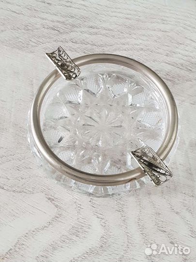 Хрустальная конфетница