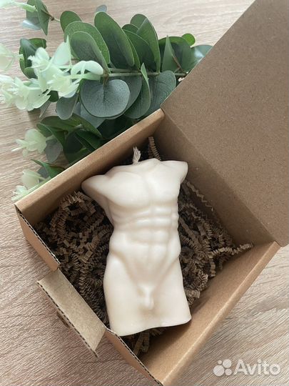 Свеча «Мужской торс»