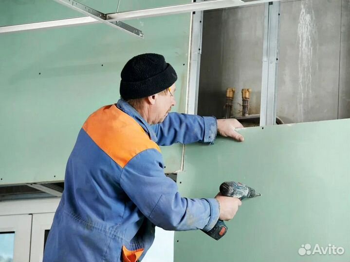 Треьуются плотники, гипсокартонщики