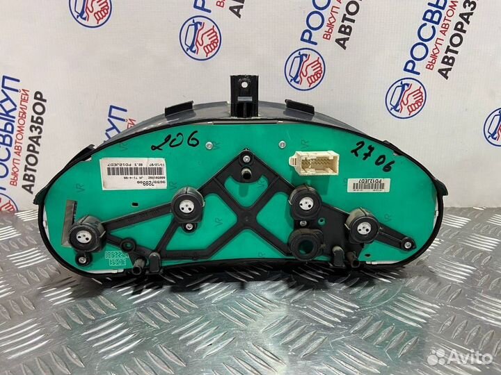 Панель приборов Peugeot 206