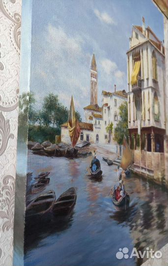 Картина маслом Италия Венеция Итальянский пейзаж