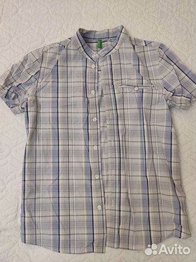 Летняя рубашка с коротким рукавом для мальчика