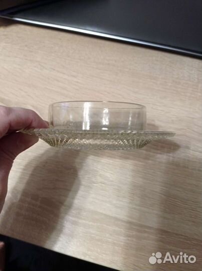 Масленка СССР стекло Фруктовница Ваза