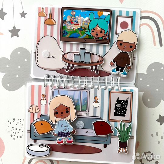 Тока бока игра на липучках