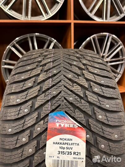 Nokian Tyres Hakkapeliitta 10p SUV 285/40 R21 и 315/35 R21 109T