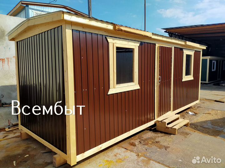 Теплая строительная бытовка