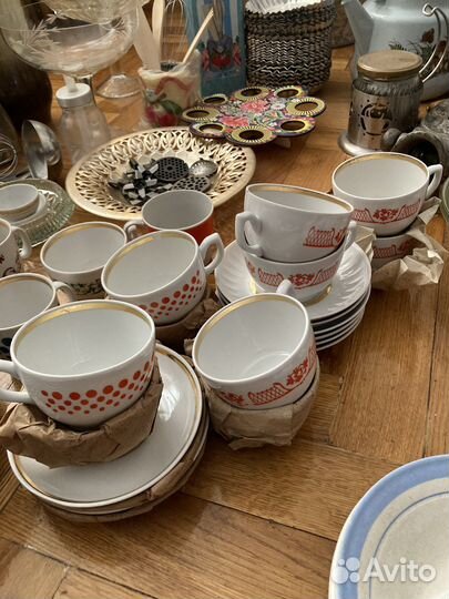 Тарелки разные новые и б/у, много
