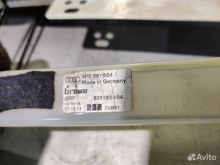 Шторка двери задняя Audi S8 D4 4H2 4H8 cgta 2013