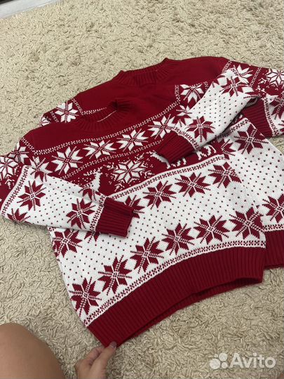 Свитер новогодний family lok