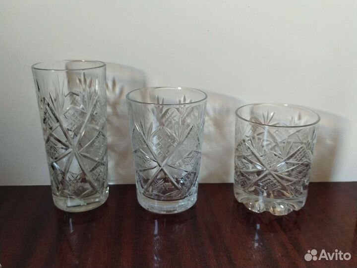 Хрустальные стаканы СССР