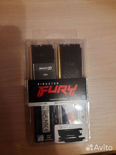 Kingston Fury Beast ddr4 16gb (2*8gb) 3600 cl17