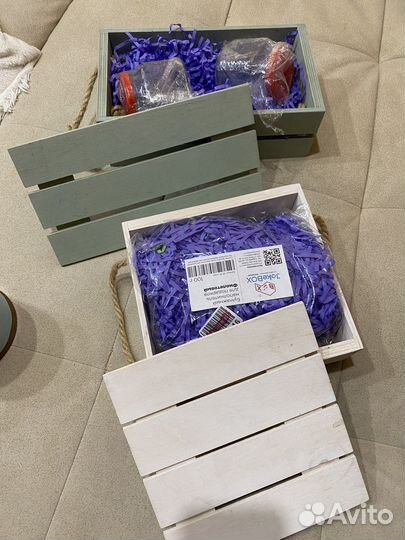 Подарочные деревянные коробки для подарков новые