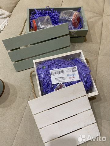 Подарочные деревянные коробки для подарков новые