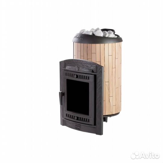 Печь Для Бани Атмосфера L+ ктт ламели «Окаменевшее