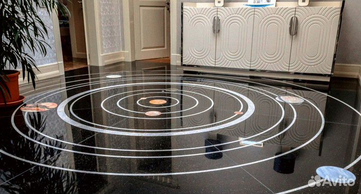 Полы из натурального камня