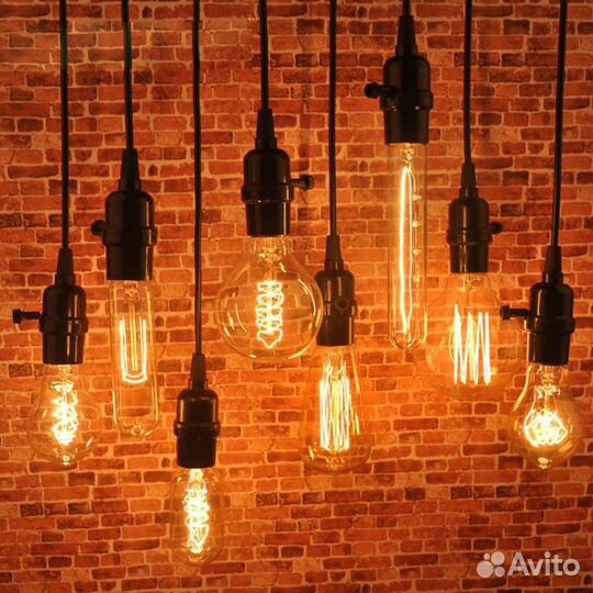 Лампа Лофт 40W E27 220V ST64 Эдисон