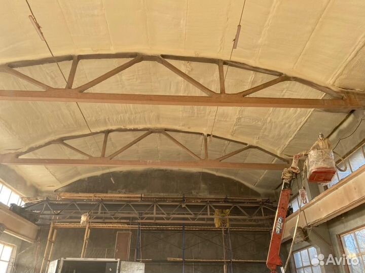 Утепление пенополиуретаном профессионально с гаран