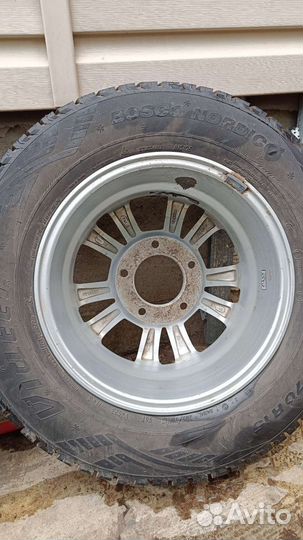 Комплект зимней резины на литых дисках