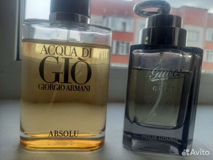 Духи Gucci by Gucci и Acqua GIO Absolu оригинал