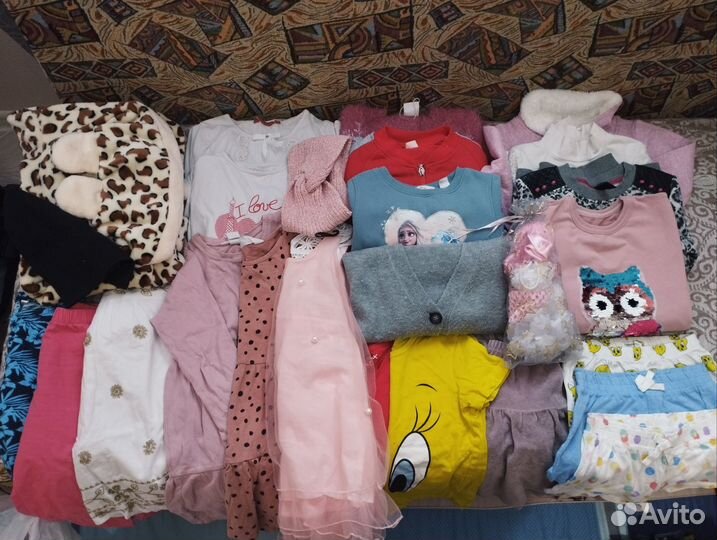 Детские вещи пакетом на девочку 116 122
